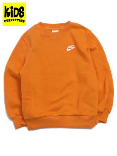 画像1: 【KIDS】NIKE YTH NSW CLUB FLC CREW LBR-BRIGHT CERAMIC
