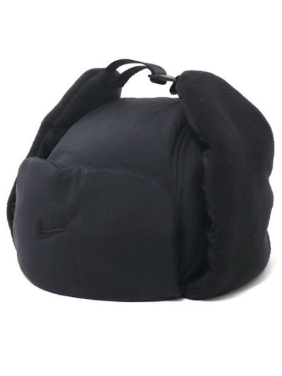 画像1: NIKE FLY CAP PUFFER TRAPPER L BLACK/SANDDRIFT