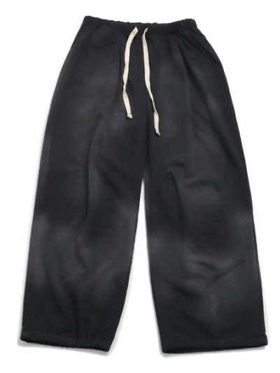 画像1: 【送料無料】MOOJI MOOJI SWEAT 04 PANTS AGED BLACK