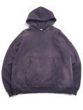 【送料無料】MOOJI MOOJI OVERSIZED CROP HOODIE AGED PURPLE