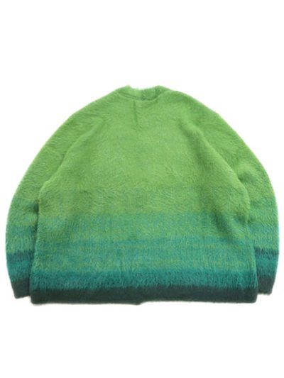 画像2: 【送料無料】WNTD APPAREL MOHAIR CARDIGAN GRASSY GREEN