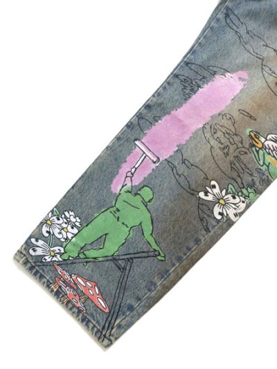 画像6: 【送料無料】WNTD APPAREL ART IS WAR PAINTER PANTS