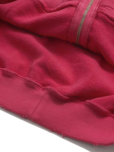 画像5: 【送料無料】MOOJI MOOJI OVERSIZE ZIP UP HOODIE STREET RED