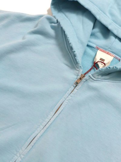 画像3: 【送料無料】MOOJI MOOJI OVERSIZE ZIP UP HOODIE AGED BABY BLUE