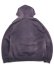 画像2: 【送料無料】MOOJI MOOJI OVERSIZED CROP HOODIE AGED PURPLE (2)