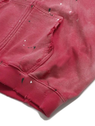 画像4: 【送料無料】MOOJI MOOJI OVERSIZE ZIP UP HOODIE STREET RED