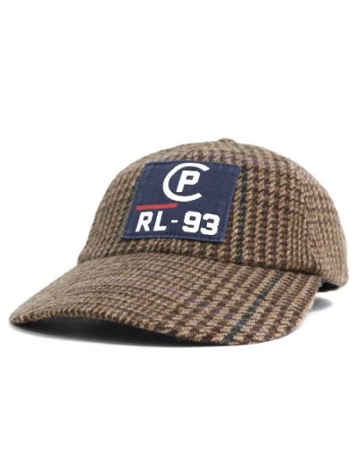 画像1: 【送料無料】POLO RALPH LAUREN CLASSIC WOOL GLEN PLAID LONG BILL CAP