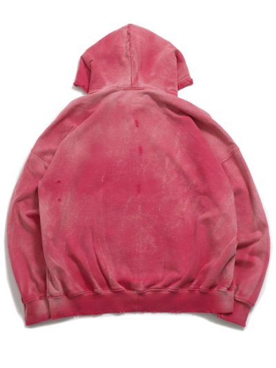 画像2: 【送料無料】MOOJI MOOJI OVERSIZE ZIP UP HOODIE STREET RED
