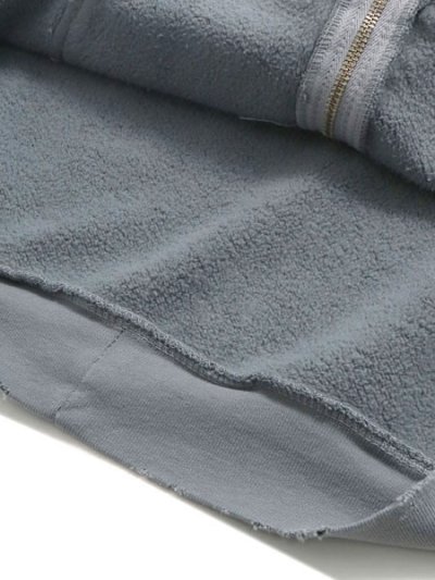 画像5: 【送料無料】MOOJI MOOJI OVERSIZE ZIP UP HOODIE AGED GREY