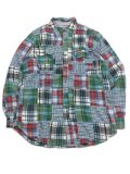 【MEGA SALE】TAILOR VINTAGE PATCHWORK FLANNEL SHIRT