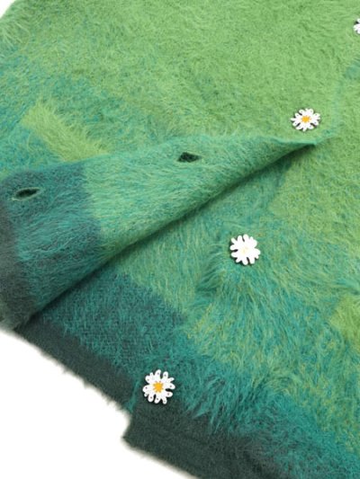画像4: 【送料無料】WNTD APPAREL MOHAIR CARDIGAN GRASSY GREEN