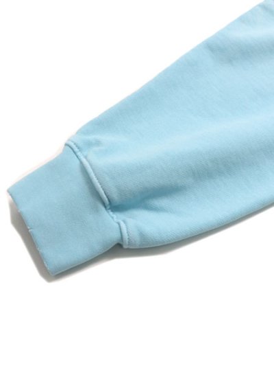 画像6: 【送料無料】MOOJI MOOJI OVERSIZE ZIP UP HOODIE AGED BABY BLUE
