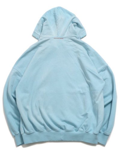 画像2: 【送料無料】MOOJI MOOJI OVERSIZE ZIP UP HOODIE AGED BABY BLUE