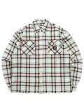 【送料無料】BILLIONAIRE BOYS CLUB BB DUST STORM CROPPED JACQUARD PLAID SHIRT
