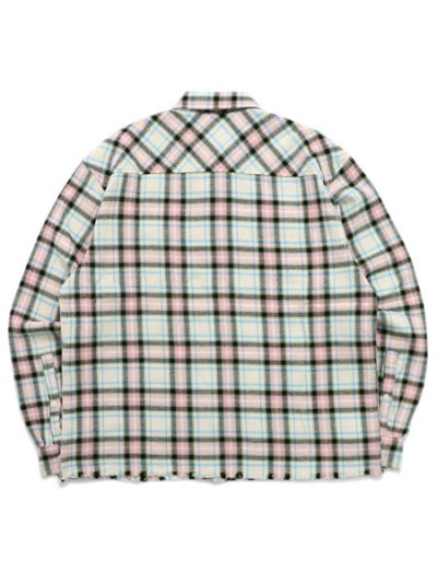 画像2: 【送料無料】BILLIONAIRE BOYS CLUB BB DUST STORM CROPPED JACQUARD PLAID SHIRT