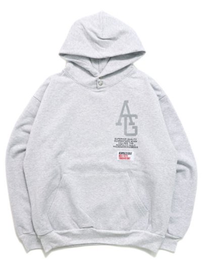 画像1: 【送料無料】ACAPULCO GOLD REFLECTIVE AG SIGNATURE SNAP HOODED SWEAT