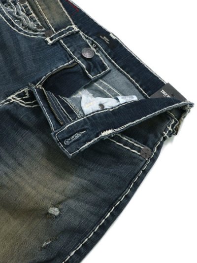 画像4: 【送料無料】TRUE RELIGION RICKY SUPER T DISTRESSED STR MENSWEAR DKW