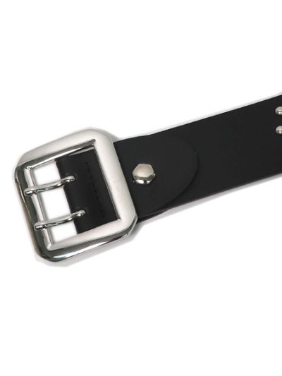 画像2: RAISE8 APPAREL 38MM LEATHER BELT JAMAICA/SILVER