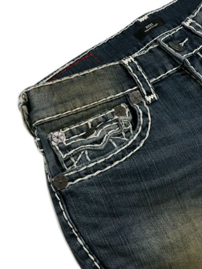 画像3: 【送料無料】TRUE RELIGION RICKY SUPER T DISTRESSED STR MENSWEAR DKW