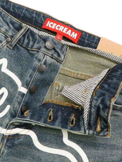 画像4: 【送料無料】ICECREAM MECHANIC DENIM BLUE CHERRY