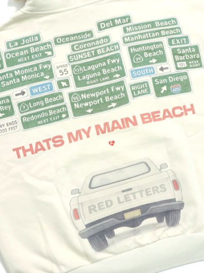 画像4: 【送料無料】RED LETTERS MAIN BEACH SCATTERED HOODIE