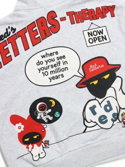 画像4: 【送料無料】RED LETTERS THERAPY SCATTERED HOODIE