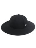 NEW ERA FITTED LONG BRIM HAT BLACK