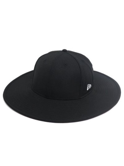 画像1: NEW ERA FITTED LONG BRIM HAT BLACK