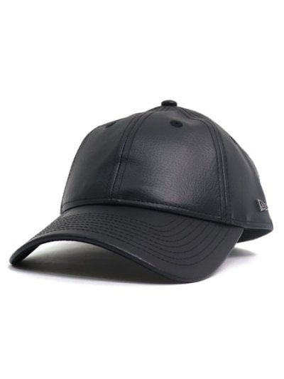 画像1: NEW ERA 9TWENTY SYNTHETIC LEATHER BLACK