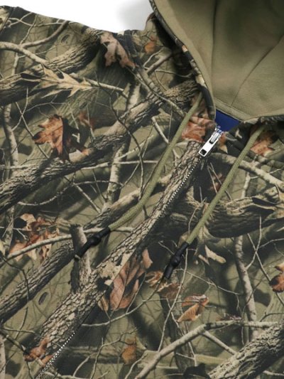 画像3: 【送料無料】INTERBREED CAMOUFLAGE HW ZIP HOODIE REAL TREE