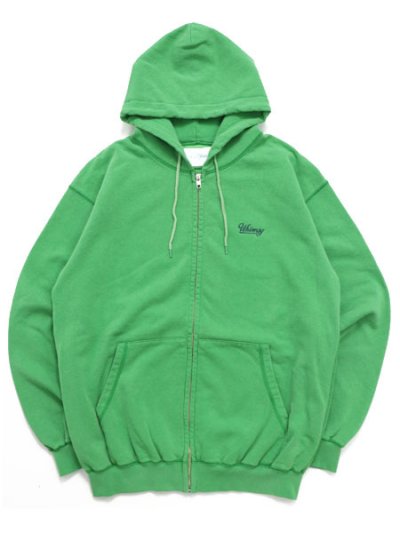 画像1: 【送料無料】WHIMSY SOCKS FADED ZIP-UP HOODIE KELLY