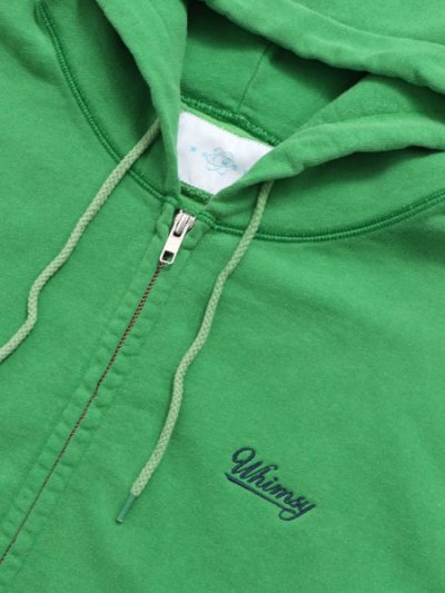 画像3: 【送料無料】WHIMSY SOCKS FADED ZIP-UP HOODIE KELLY