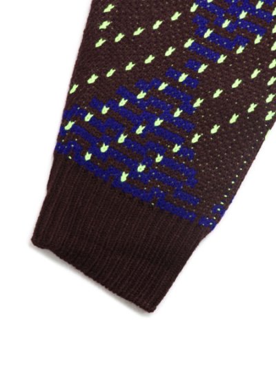 画像7: 【送料無料】WHIMSY SOCKS BIG ARGYLE SWETER BROWN