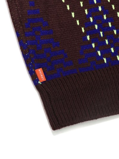 画像5: 【送料無料】WHIMSY SOCKS BIG ARGYLE SWETER BROWN
