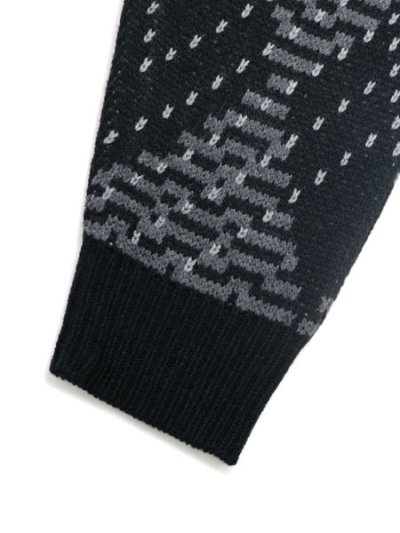 画像7: 【送料無料】WHIMSY SOCKS BIG ARGYLE SWETER BLACK
