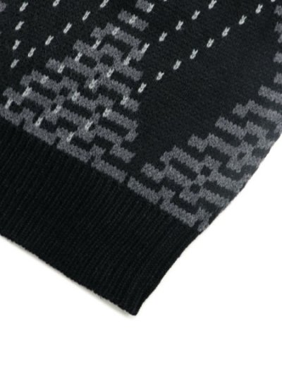 画像4: 【送料無料】WHIMSY SOCKS BIG ARGYLE SWETER BLACK