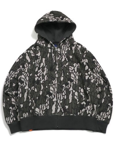画像1: 【送料無料】INTERBREED CAMOUFLAGE HW ZIP HOODIE WOOD CAMO