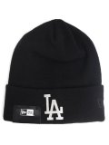 NEW ERA BASIC CUFF KNIT RHINESTONE BADGE DODGERS
