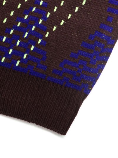 画像4: 【送料無料】WHIMSY SOCKS BIG ARGYLE SWETER BROWN