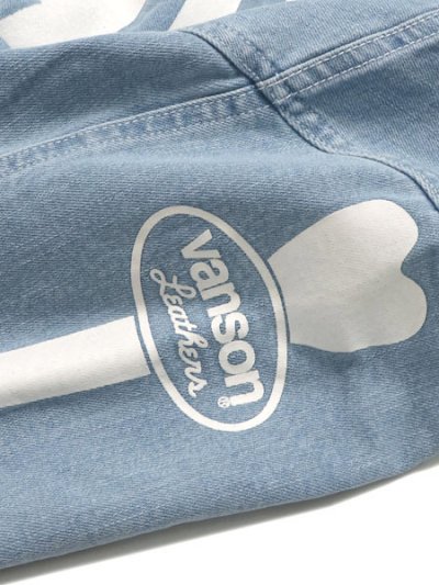 画像8: 【送料無料】VANSON DENIM RIDERS JACKET BLUE