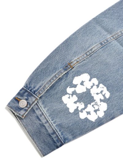 画像7: 【送料無料】DENIM TEARS TYPE-2 ALL OVER WREATH LIGHT WASH
