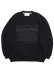 画像1: 【送料無料】WEST WEAR GFL EMBROIDERY LOGO CREWNECK LTD BLK/BLK (1)