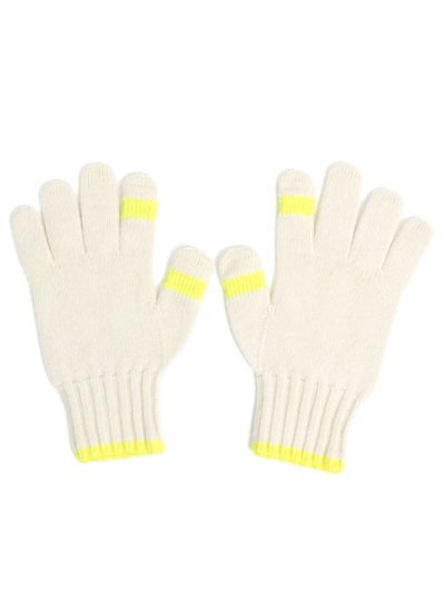 画像2: WHIMSY SOCKS WOOL GLOVE IVORY