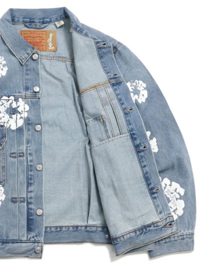 画像6: 【送料無料】DENIM TEARS TYPE-2 ALL OVER WREATH LIGHT WASH