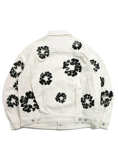 画像2: 【送料無料】DENIM TEARS TYPE-2 ALL OVER WREATH WHITE