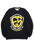 【送料無料】WEST WEAR ES EMBROIDERY LOGO CREWNECK BLACK/YEL/SLV