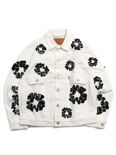 画像1: 【送料無料】DENIM TEARS TYPE-2 ALL OVER WREATH WHITE