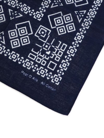 画像4: POST OʼALLS DIA POST BANDANA HANKIE-DIA NAVY