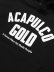 画像3: 【送料無料】ACAPULCO GOLD ARCH LOGO HOODED SWEATSHIRT BLACK (3)