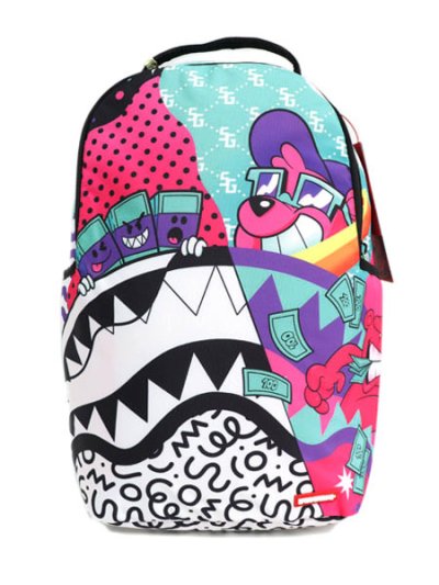 画像1: 【送料無料】SPRAYGROUND STREET ART COLLAGE BACKPACK